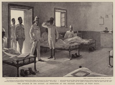 El avance en Sudán, una inspección en el hospital militar en Wady Halfa de Henry Marriott Paget