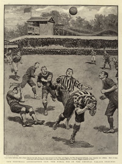 La Copa de la Asociación de Fútbol, la final en los terrenos del Crystal Palace de Henry Marriott Paget