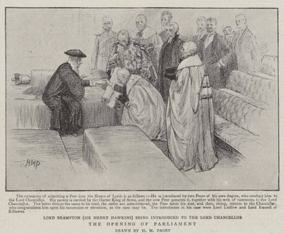 La apertura del Parlamento de Henry Marriott Paget