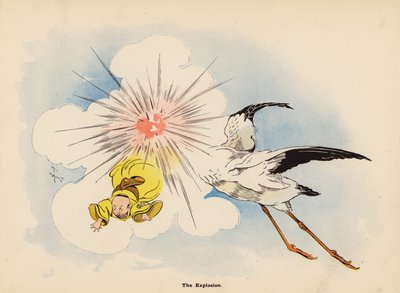 Ilustración de Las aventuras de una muñeca japonesa (litografía en color) de Henry Mayer