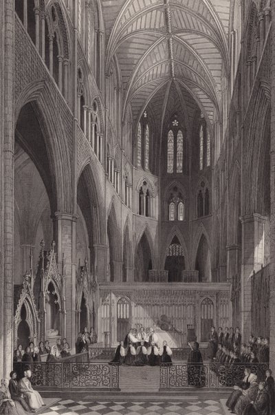 Consagración de obispos coloniales en la Abadía de Westminster, Londres de Henry Melville