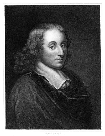 Blaise Pascal, filósofo, matemático, físico y teólogo francés del siglo XVII, c1830 de Henry Meyer