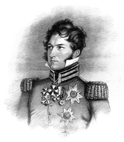 Príncipe Leopoldo Jorge Cristián Federico de Sajonia-Coburgo-Saalfeld, 1816 de Henry Meyer