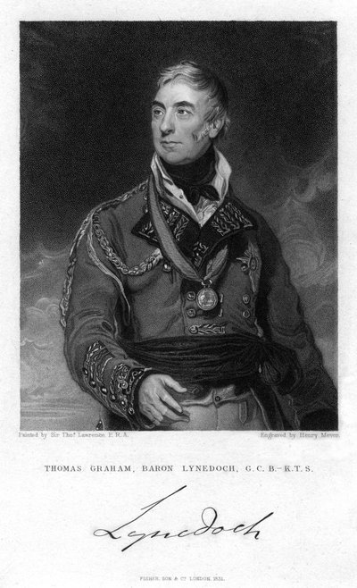 Thomas Graham, 1er Barón Lynedoch, político y soldado escocés, 1831 de Henry Meyer
