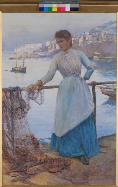 Chica en Azul de Henry Meynell Rheam