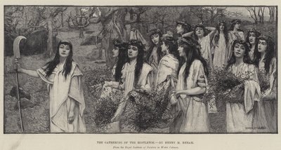 La Recolección del Muérdago de Henry Meynell Rheam