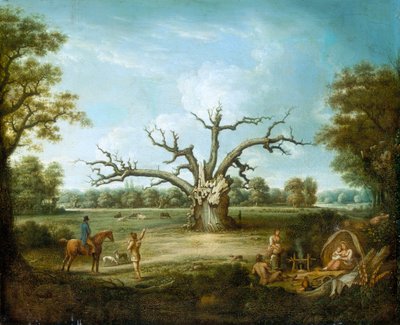 El Roble Fairlop, Bosque de Hainault, 1816 de Henry Milbourne
