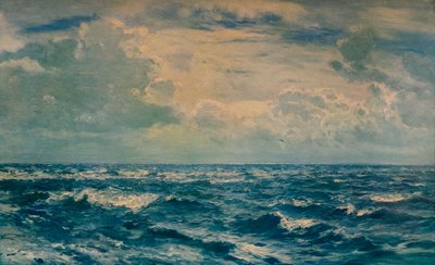 Un día plateado al oeste de las Agujas, Isla de Wight, 1932 de Henry Moore