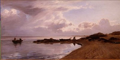 Recogiendo Mejillones, Costa Norte de Gales de Henry Moore
