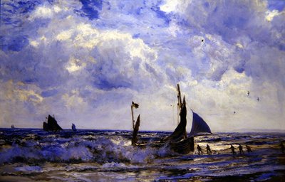 Recogiendo los botes de Henry Moore