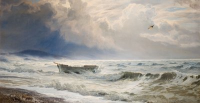 Clima tormentoso en la costa, Cumberland de Henry Moore
