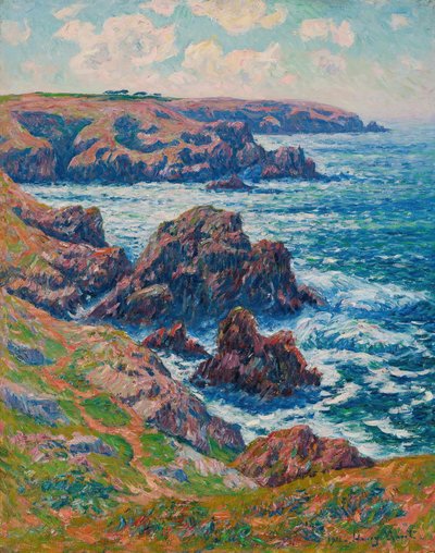 La tierra de Cléden, Pointe du Raz, Finistère, 1911 de Henry Moret