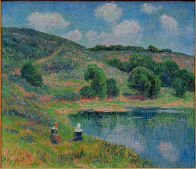 Lande de Saint-Guinole cerca de Pont-Aven de Henry Moret