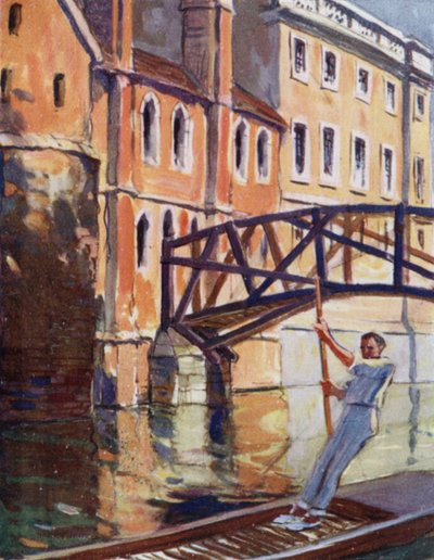 Paseo en barca, Queens College de Henry Morley