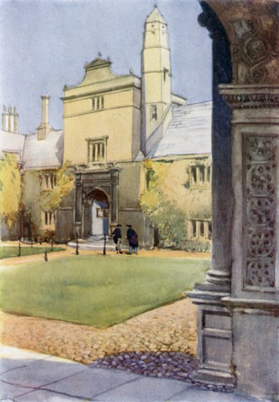 La puerta de la virtud, Gonville y Caius College de Henry Morley