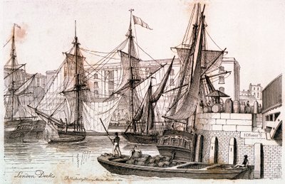 Muelles de Londres de Henry Moses