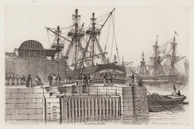 Muelles de Londres de Henry Moses