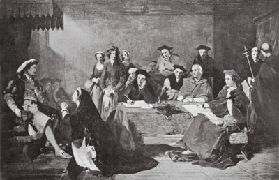 El juicio de Catherine Howard de Henry Nelson (after) O