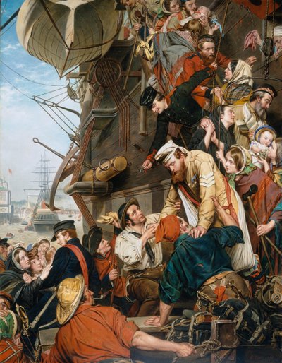 De vuelta en casa, 1858, 1860 de Henry Nelson ONeil