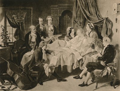 El lecho de muerte de Mozart de Henry Nelson O
