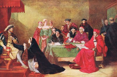 El Juicio de la Reina Catalina, ilustración de 