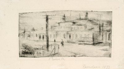 La estación de tren en Randers de Henry Nielsen