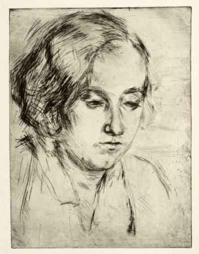 Retrato de la hermana del artista, Ella Wahlgreen Nielsen de Henry Nielsen