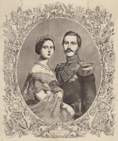 Victoria, Princesa Real de Inglaterra, Príncipe Friedrich Wilhelm de Prusia de Henry Noel Humphreys