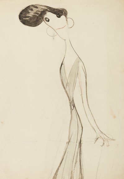 Irene Vanbrugh, estudio para la serie Estrellas del escenario del Music Hall de Henry Ospovat
