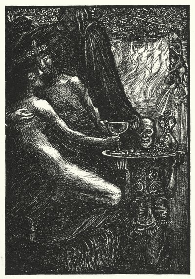 Poema de Matthew Arnold: Mycerinus (grabado) de Henry Ospovat