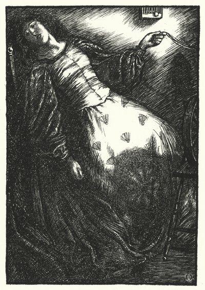 Poema de Matthew Arnold: El merman abandonado (grabado) de Henry Ospovat