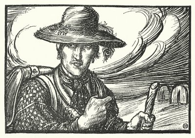 El gitano erudito (grabado) de Henry Ospovat