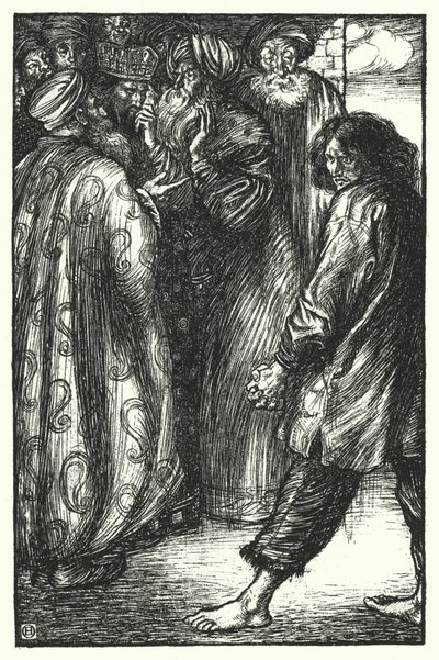 Poema de Matthew Arnold: El rey enfermo en Bokhara (grabado) de Henry Ospovat