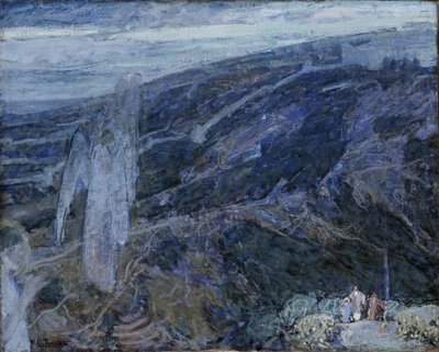 Aparición de los ángeles ante los pastores de Henry Ossawa Tanner
