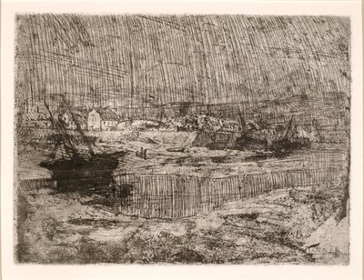 Barcos de pesca volcados, Bretaña de Henry Ossawa Tanner