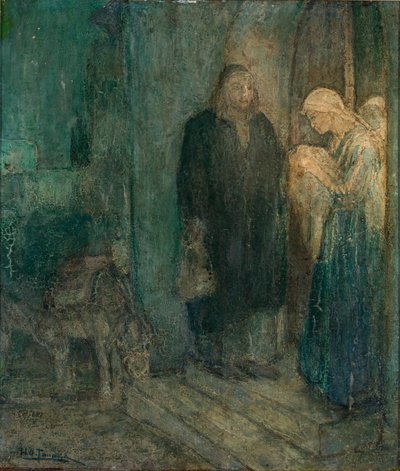 Salida hacia Egipto (En la posada) de Henry Ossawa Tanner