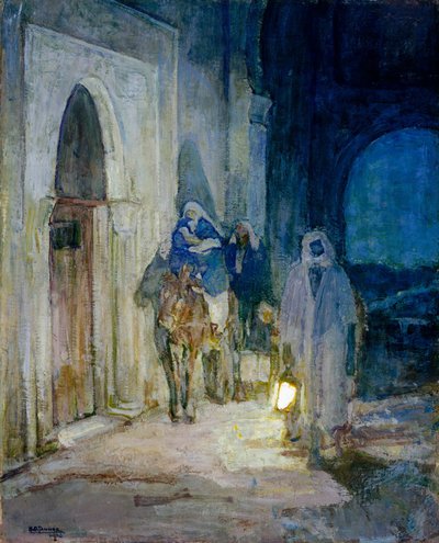 Huida a Egipto de Henry Ossawa Tanner