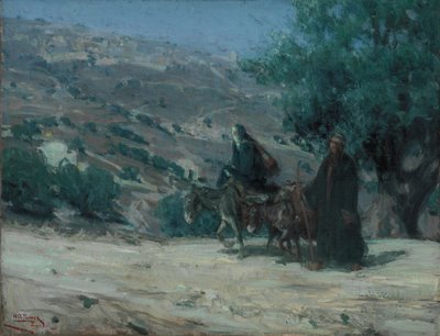 Huida a Egipto de Henry Ossawa Tanner