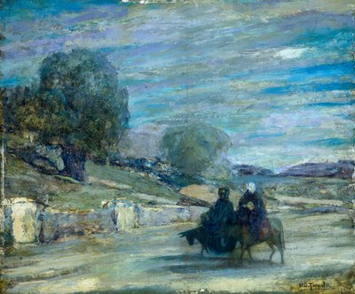 Huida a Egipto, 1921 de Henry Ossawa Tanner