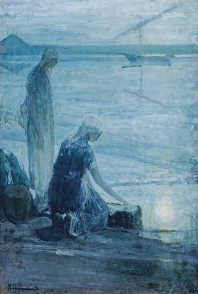 Moisés en los Juncos de Henry Ossawa Tanner