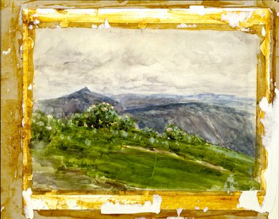 Paisaje de montaña, Highlands, Carolina del Norte de Henry Ossawa Tanner