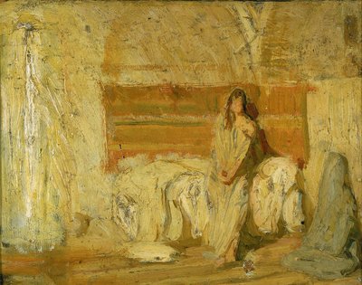 Estudio para la Anunciación de Henry Ossawa Tanner