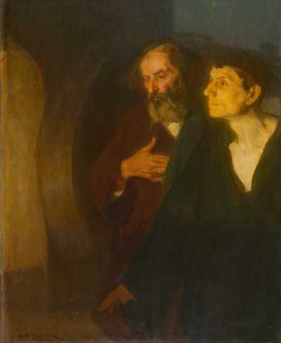 Los dos discípulos ante el sepulcro de Henry Ossawa Tanner