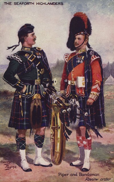 Los Highlanders de Seaforth de Henry Payne