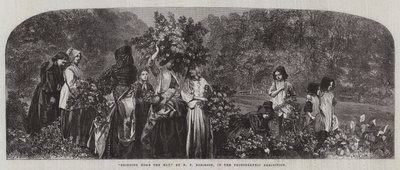 Llevando a casa el mayo, en la exposición fotográfica de Henry Peach Robinson