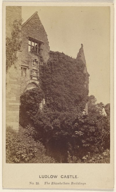 Castillo de Ludlow. Los edificios isabelinos. de Henry Peach Robinson