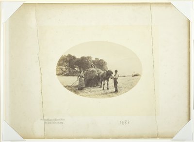 En las laderas de Cader-Idris, La última carga de heno, 1883 de Henry Peach Robinson
