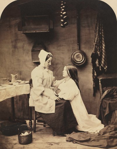 She Runs Home and Tells Her Mother All about It de Henry Peach Robinson