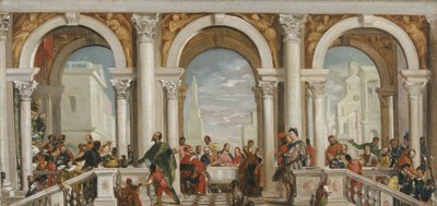 La fiesta en la casa de Leví (óleo sobre lienzo) de Henry Penry Williams