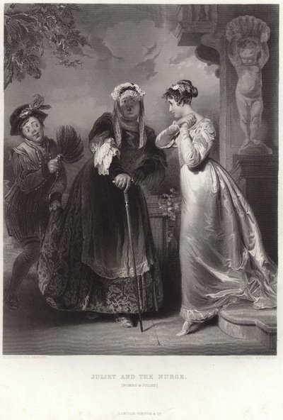 Julieta y la nodriza de Henry Perronet Briggs